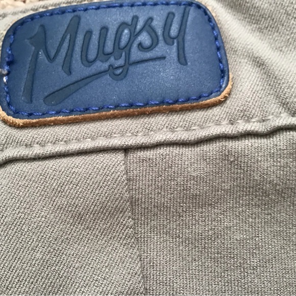 Mugsy Jeans Stretch Chino Damens Style Gray Classic Fit Men's 31 X 32 - Picture 5 of 10